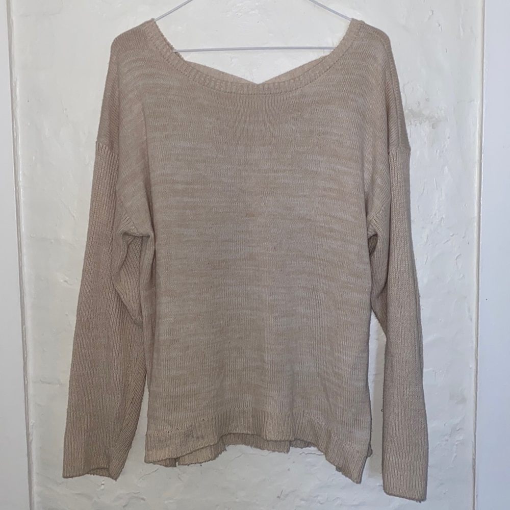 Lyssé Cross back Knit Sweater